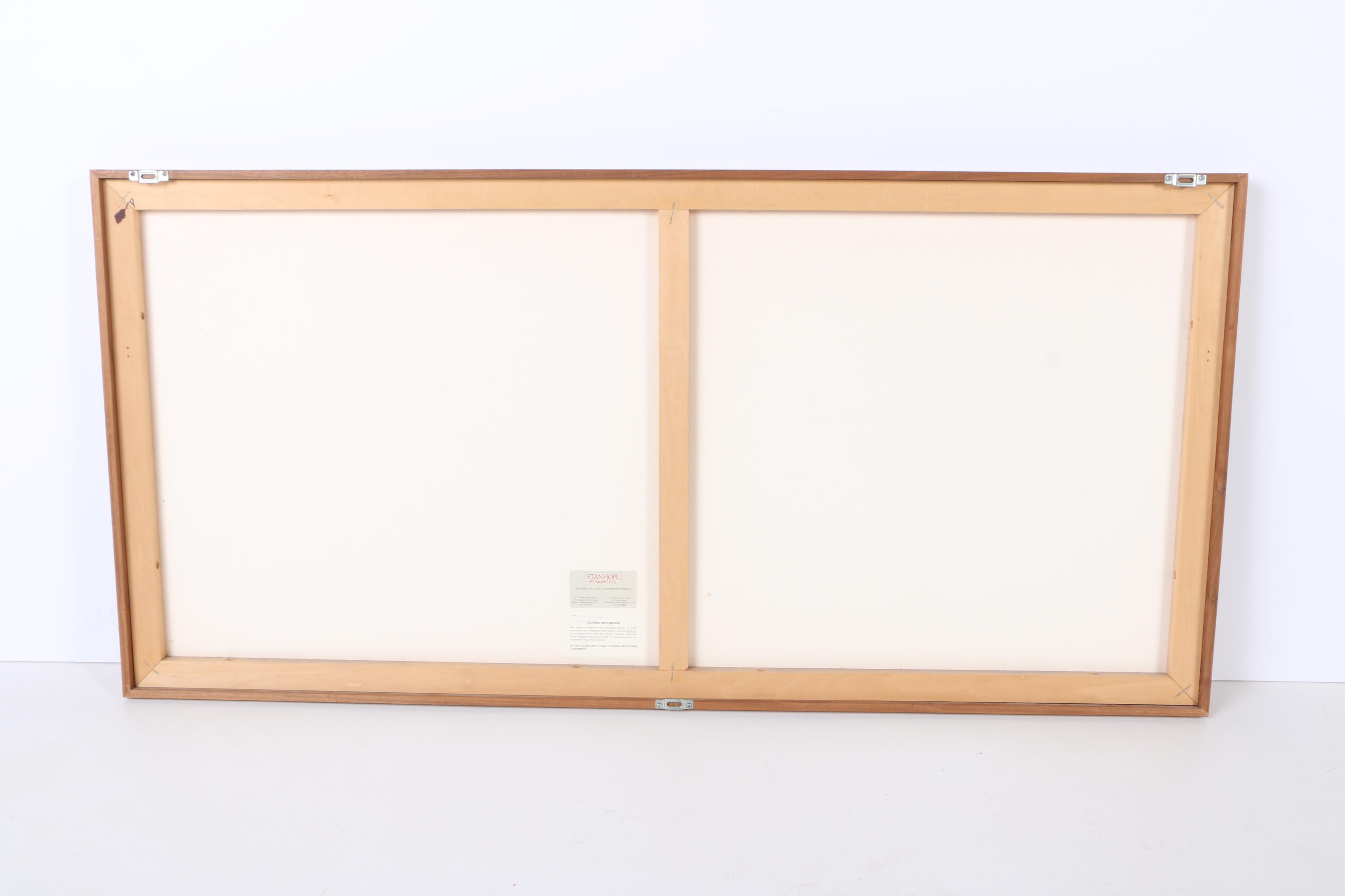 Watercolor Painting on Paper of City Street