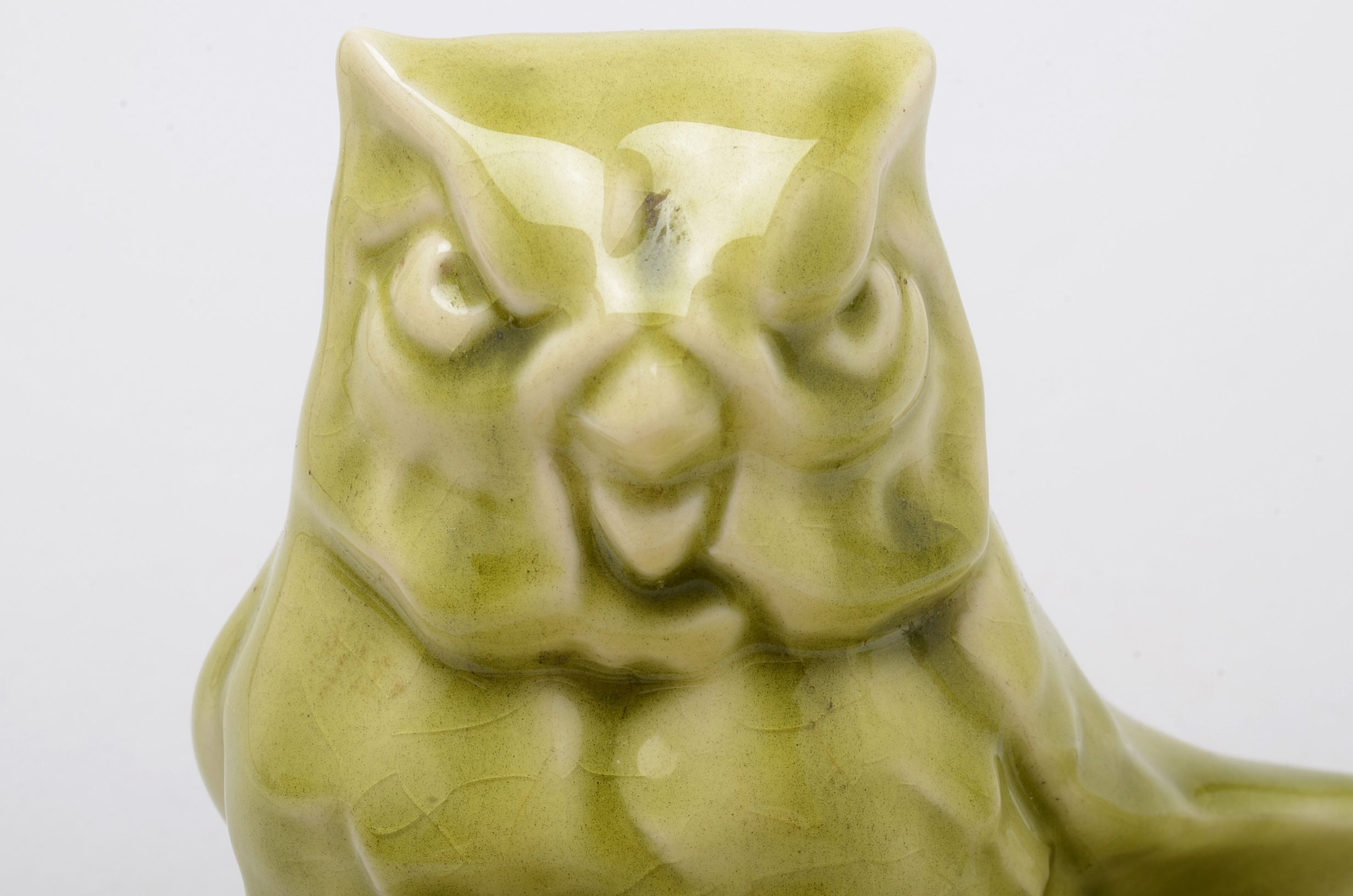 1951 Rookwood Pottery Owl Tray