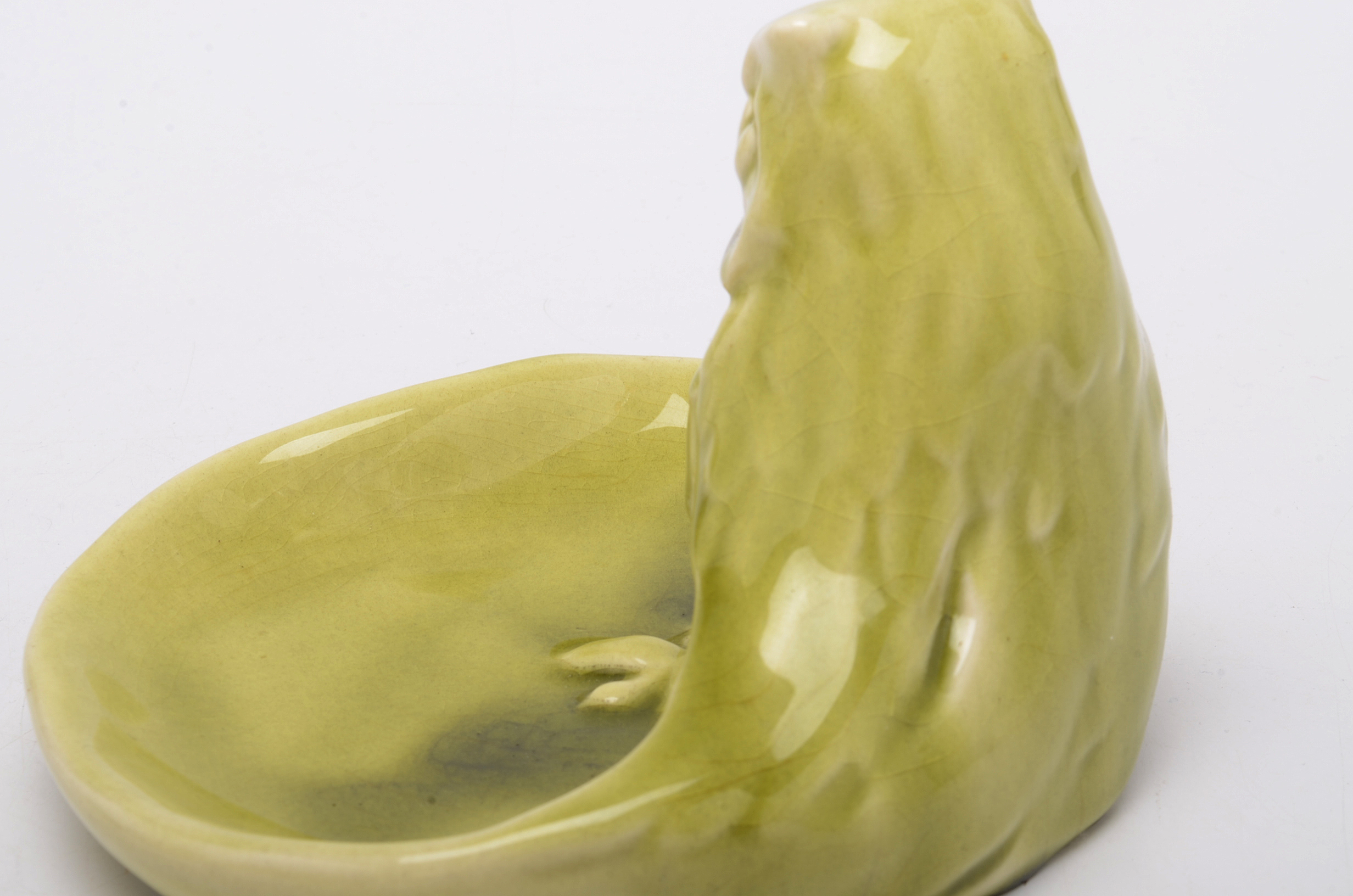 1951 Rookwood Pottery Owl Tray