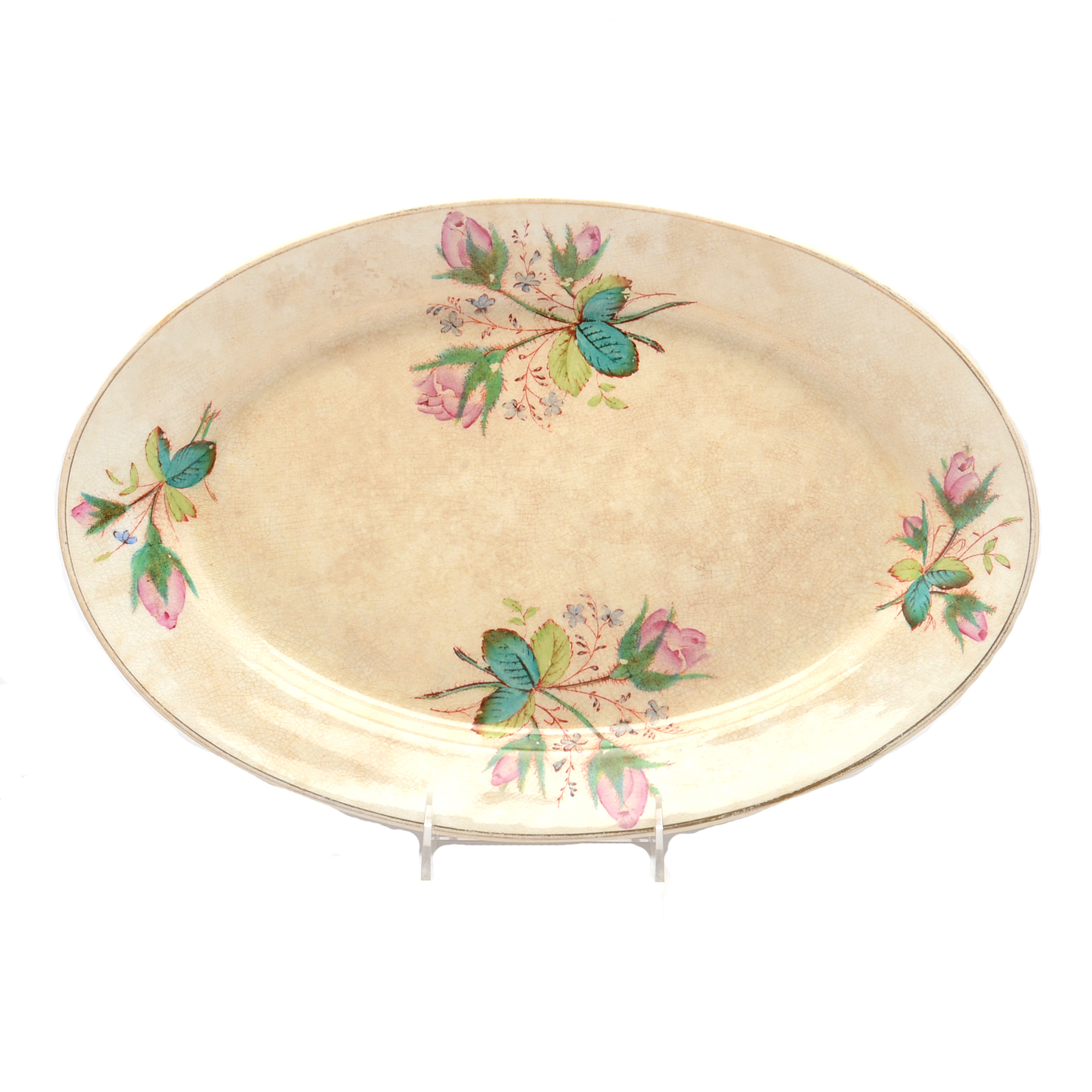 Antique Burroughs and Mountford Platter