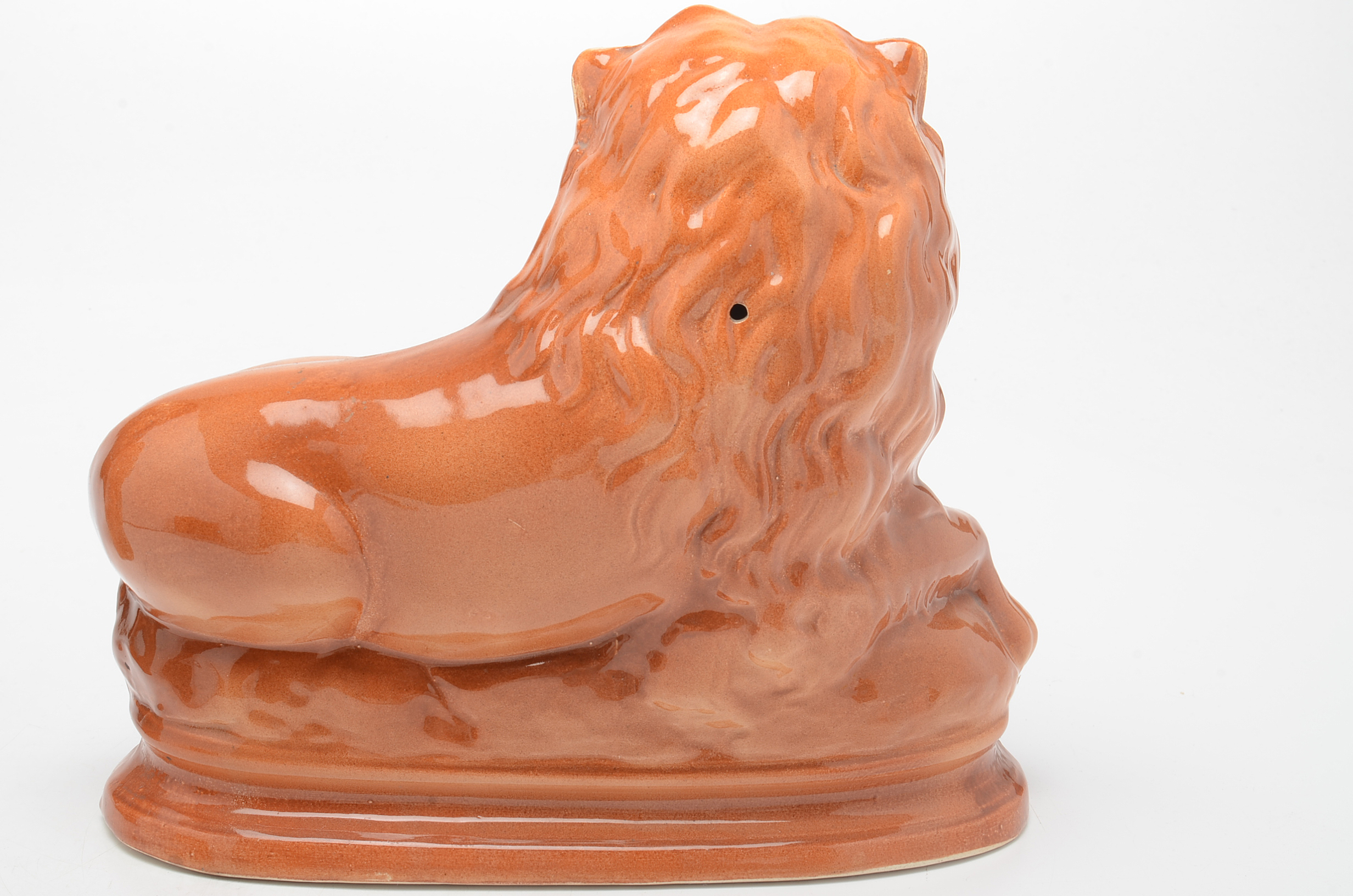 Recumbent Staffordshire Style Lions