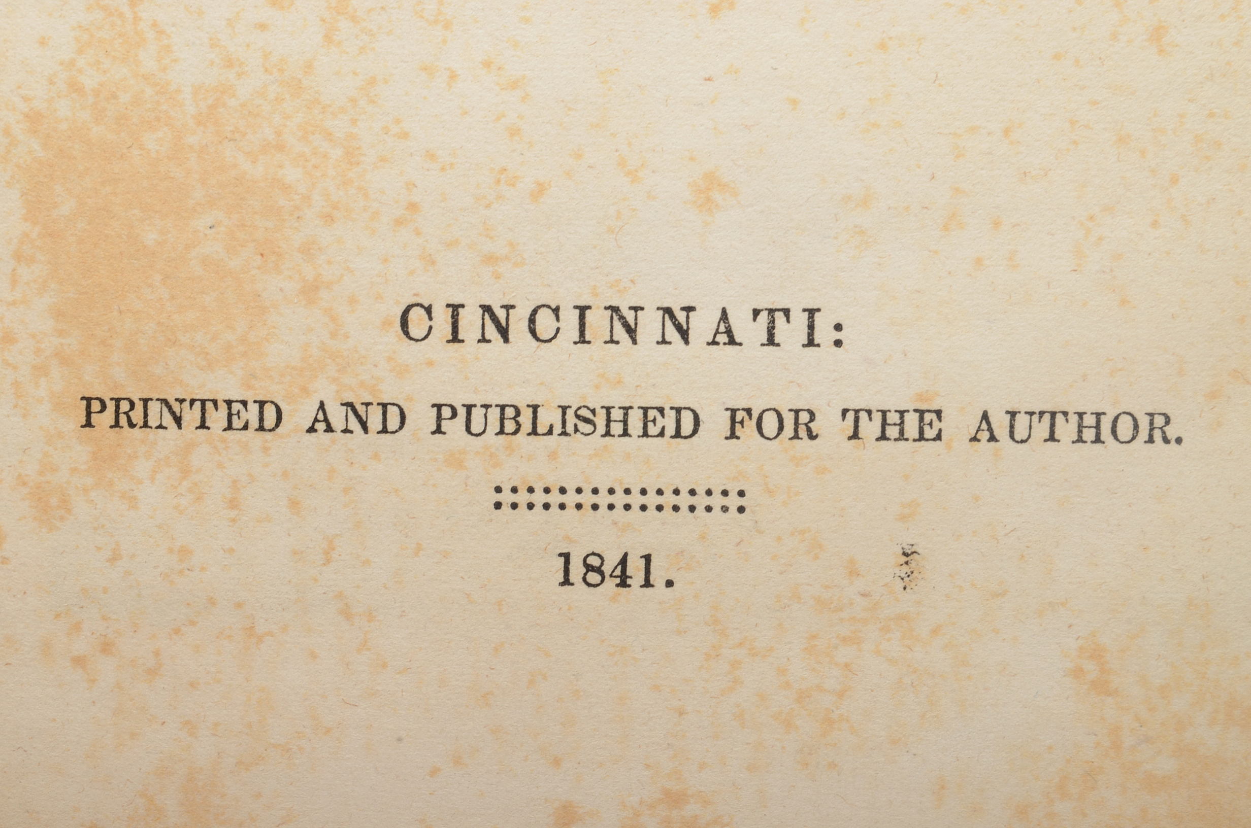 Antique Annals of Cincinnati Publication