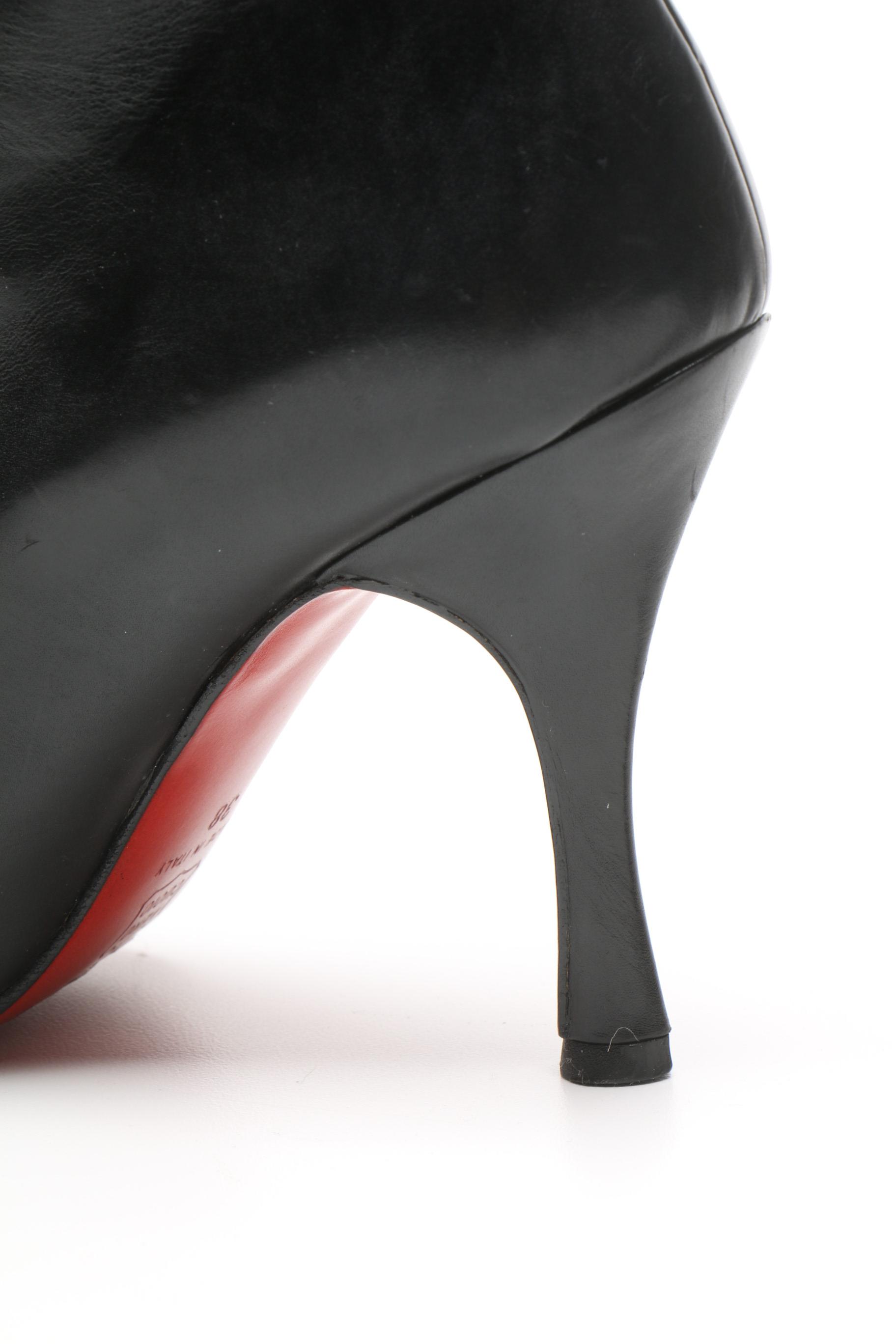 Vintage Christian Louboutin La Goulue Lace-Up Boots