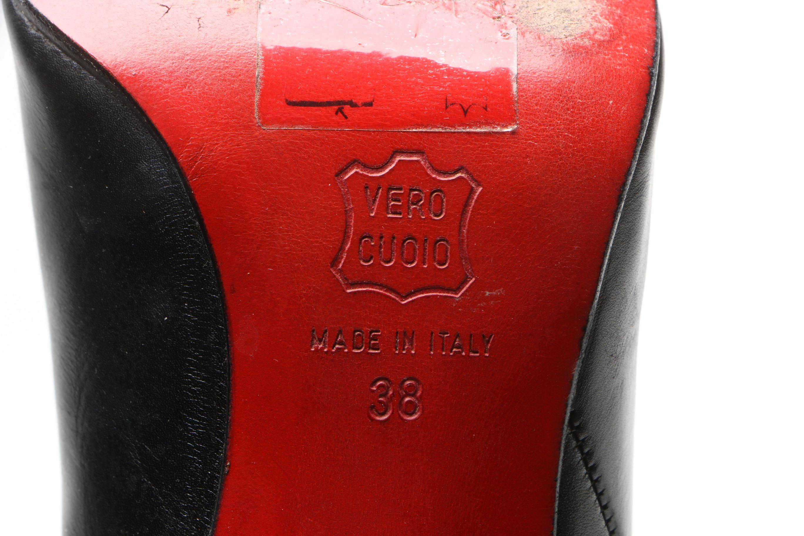 Vintage Christian Louboutin La Goulue Lace-Up Boots