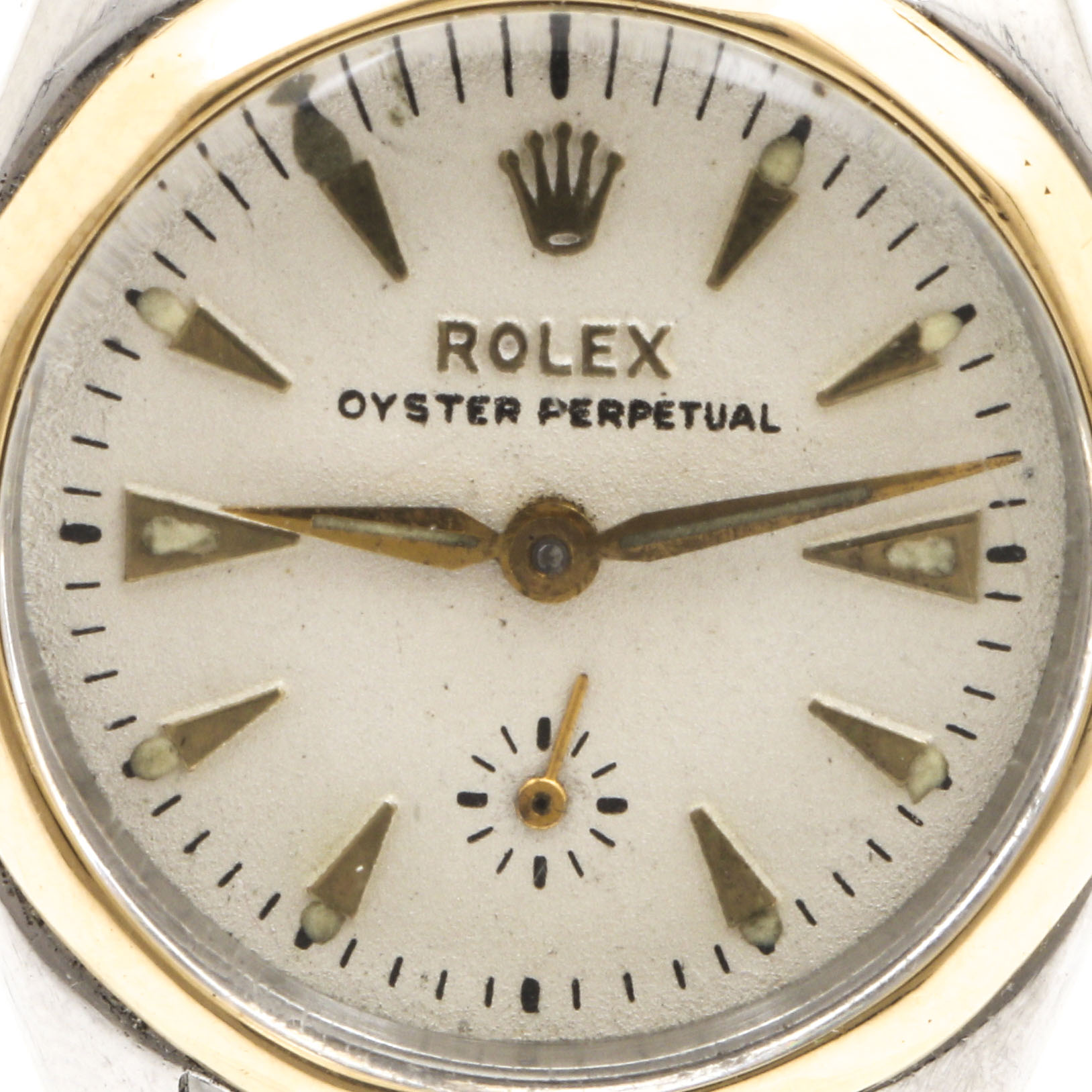 Vintage Rolex 14K Yellow Gold and Stainless Steel Watch