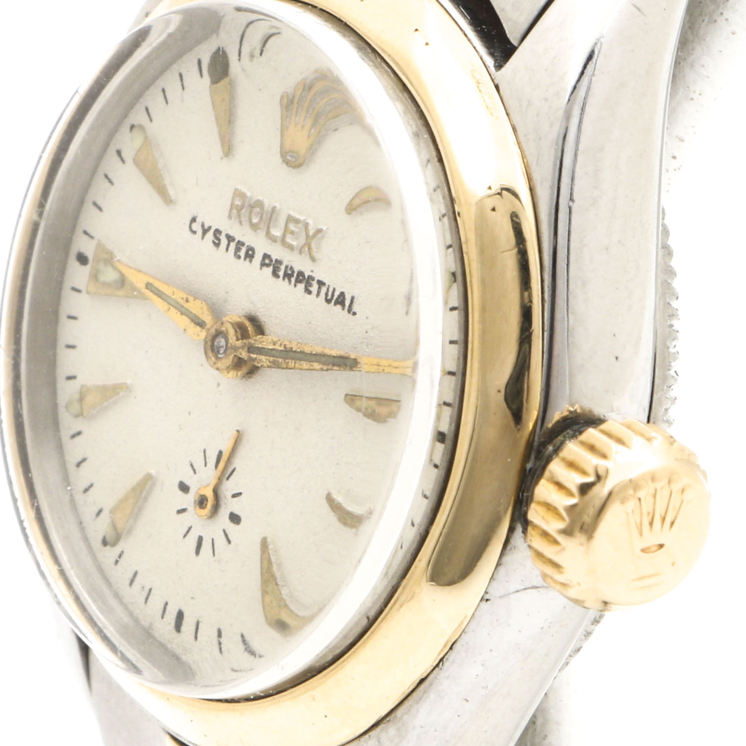 Vintage Rolex 14K Yellow Gold and Stainless Steel Watch