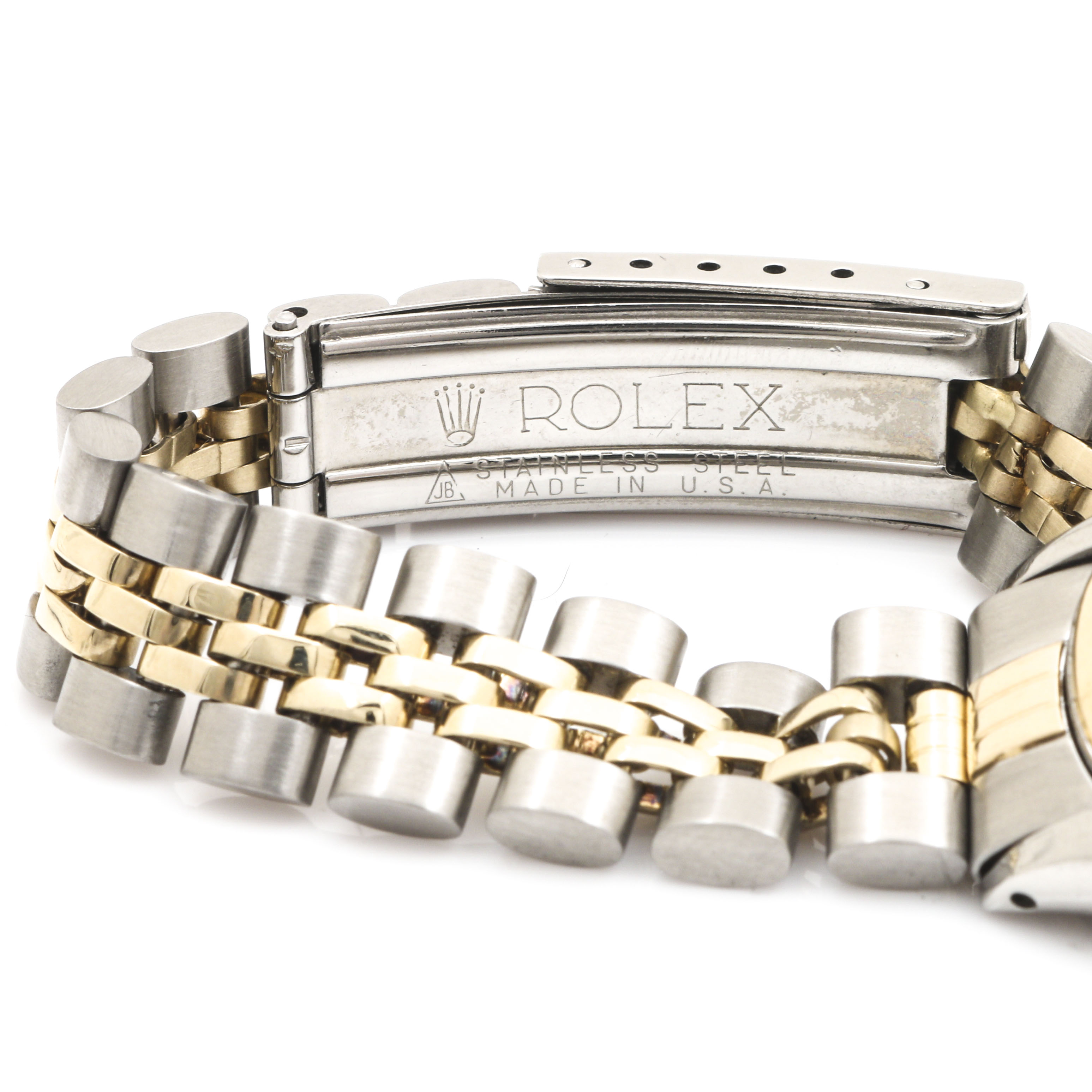 Vintage Rolex 14K Yellow Gold and Stainless Steel Watch