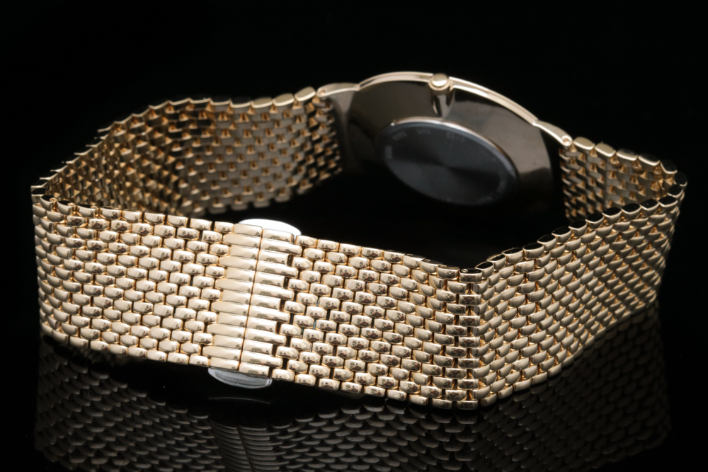 Burque Gold Tone Dress Watch