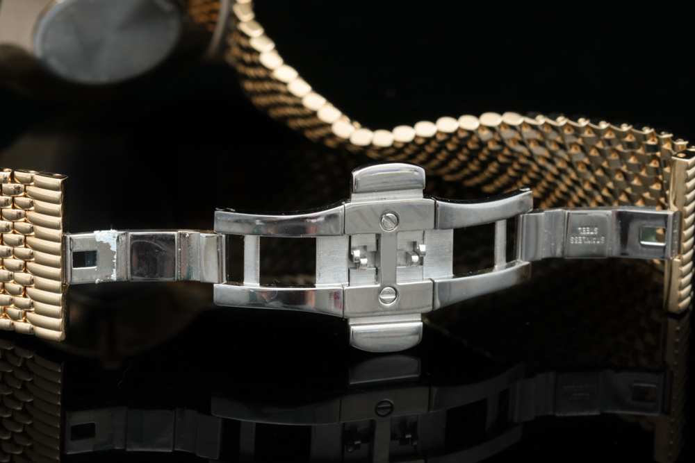 Burque Gold Tone Dress Watch