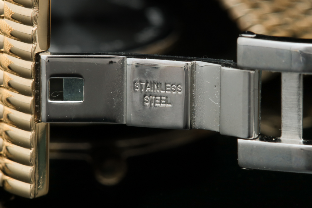 Burque Gold Tone Dress Watch