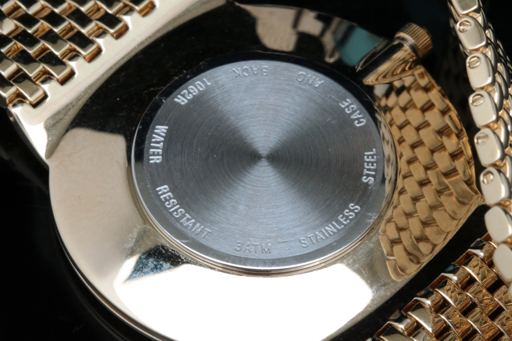 Burque Gold Tone Dress Watch