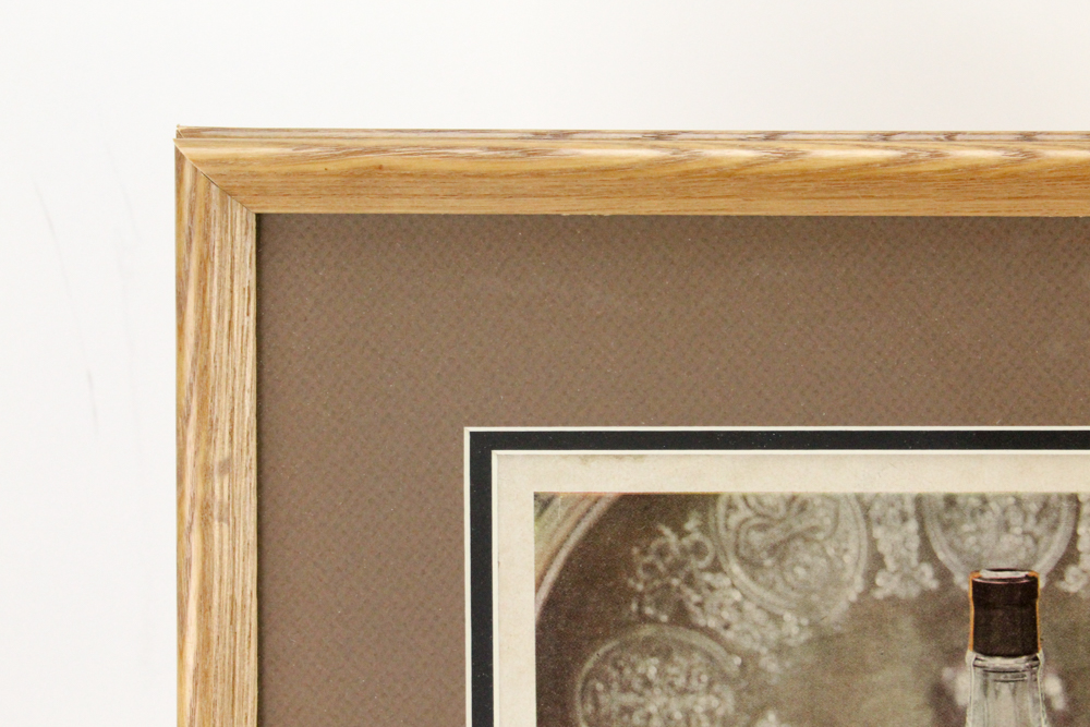 1949 Framed "Old Forester" Bourbon Whiskey Advertisement