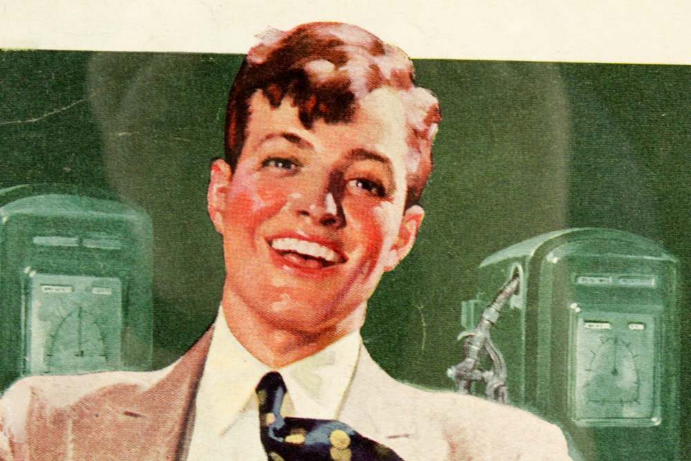 1938 Framed Original "Coca-Cola" Advertisement