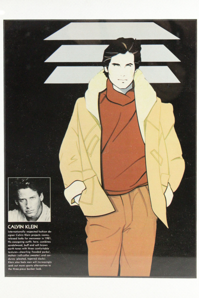1981 Men's Fashion Illustrations for "Playboy Magazine" After Patrick Nagel