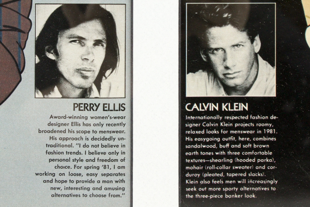 1981 Men's Fashion Illustrations for "Playboy Magazine" After Patrick Nagel