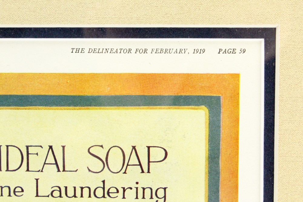 Print of Ivory Soap Advertisement for "Delineator Magazine"