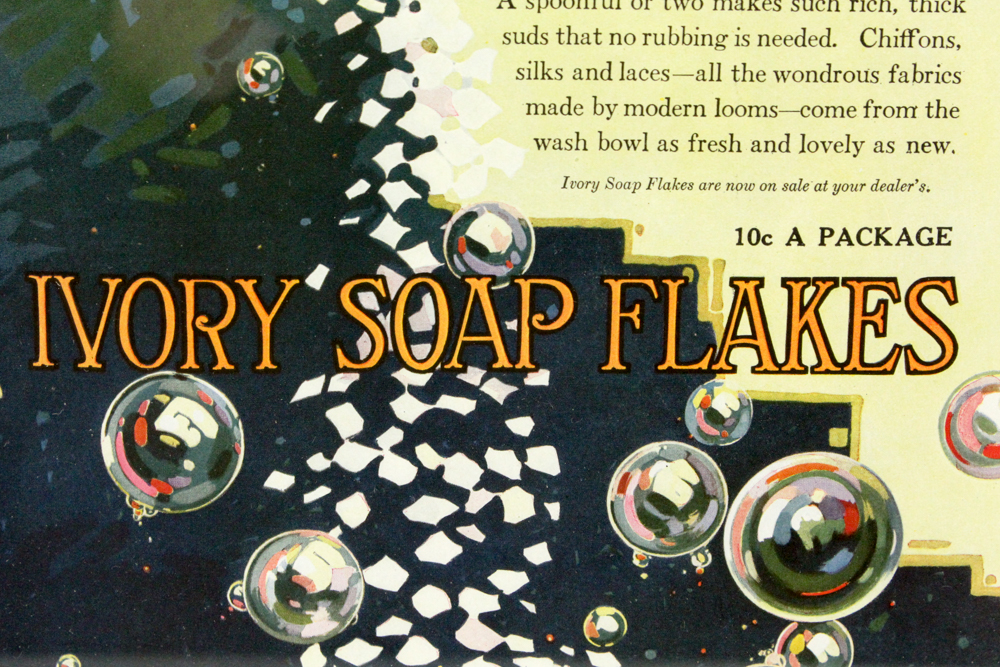 Print of Ivory Soap Advertisement for "Delineator Magazine"