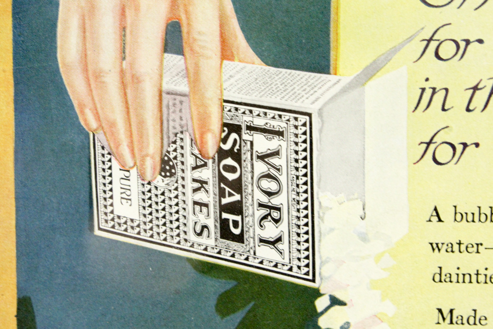 Print of Ivory Soap Advertisement for "Delineator Magazine"