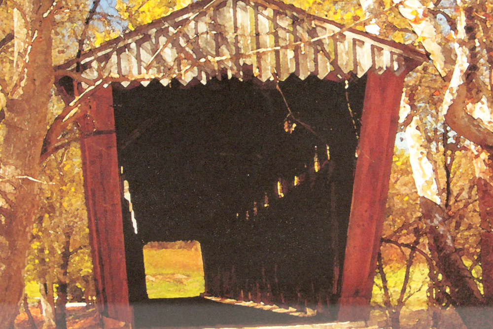 Offset Lithograph on Paper in the Manner of Sid Webb of Switzer Bridge