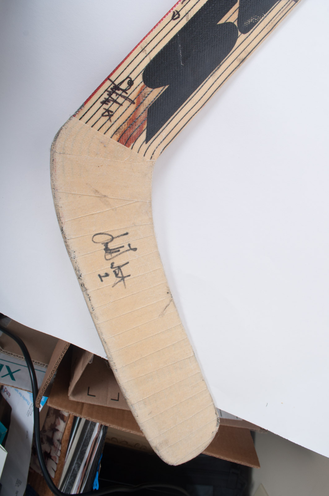 Cincinnati Mighty Ducks Signed Goalie Hockey Stick