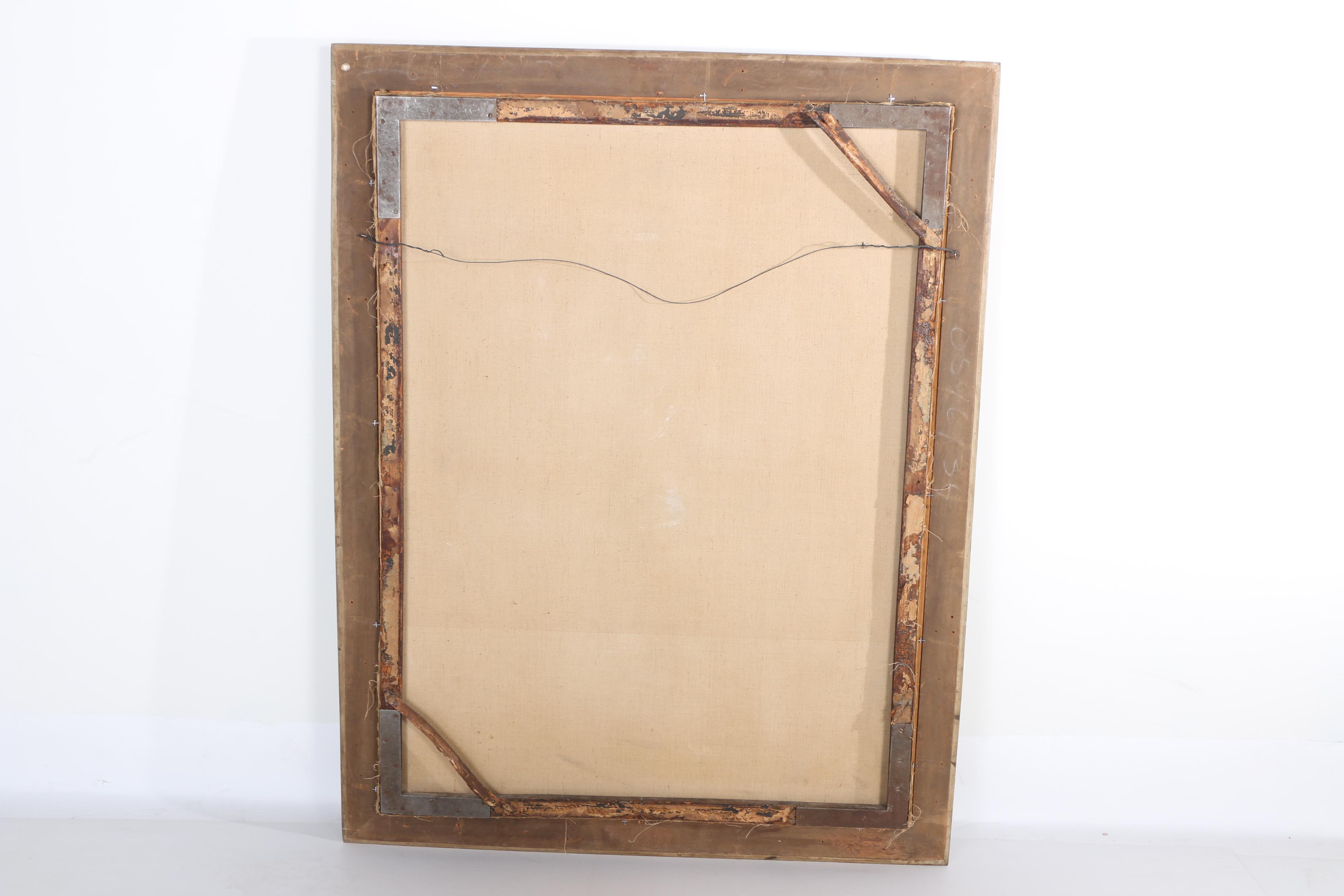 Early 19th-Century Oil Portrait on Canvas  of Woman After Jean-Marc Nattier