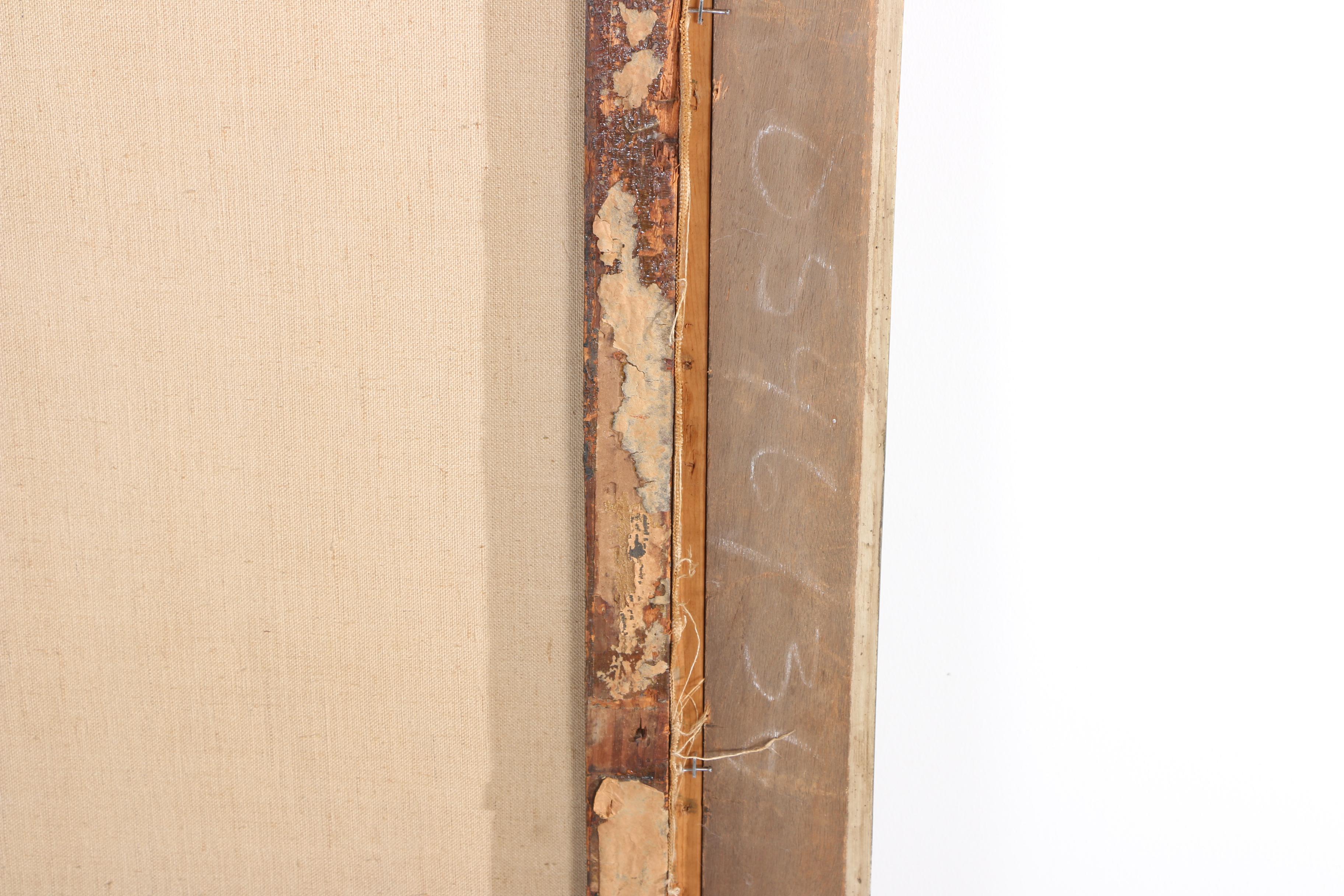 Early 19th-Century Oil Portrait on Canvas  of Woman After Jean-Marc Nattier