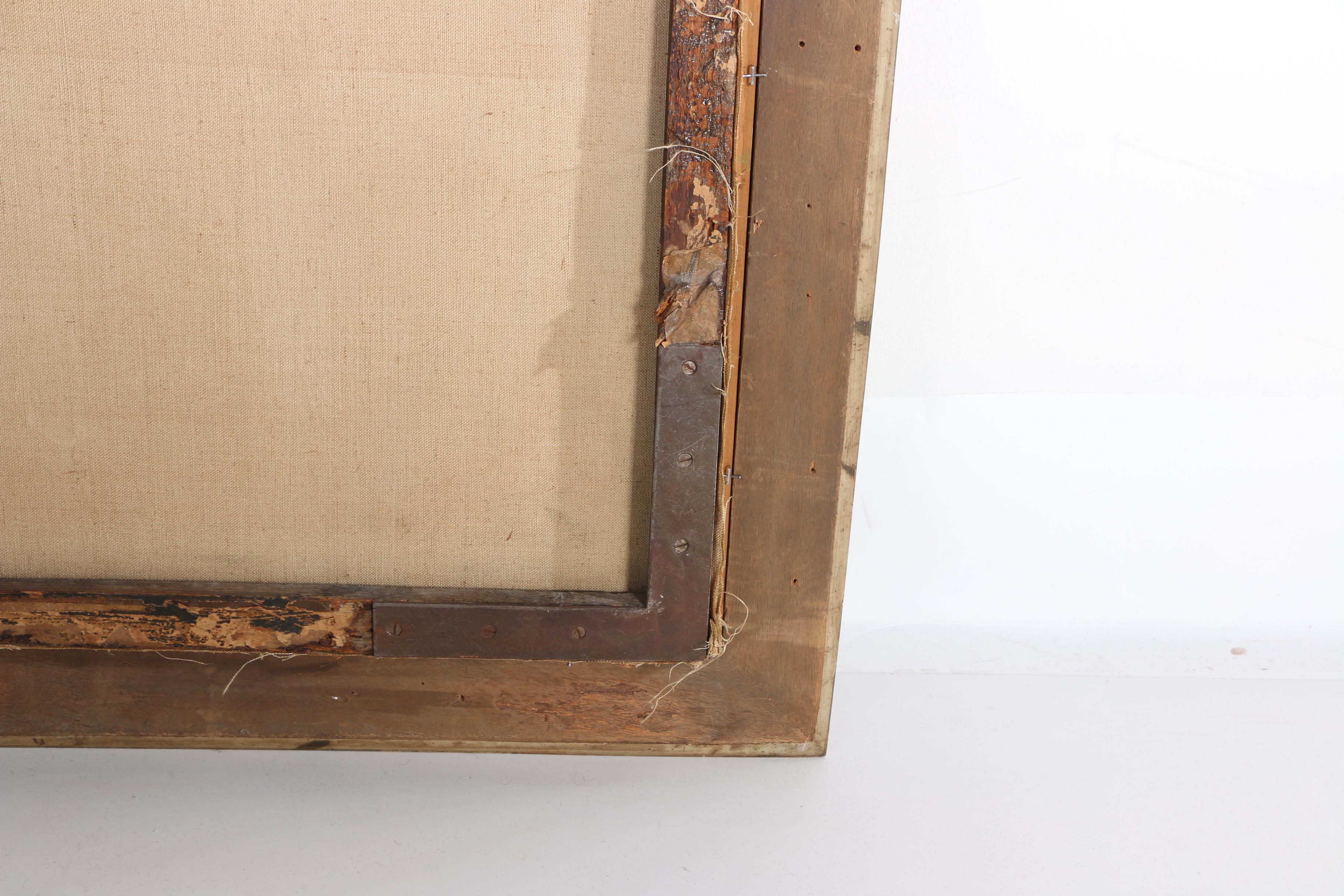 Early 19th-Century Oil Portrait on Canvas  of Woman After Jean-Marc Nattier