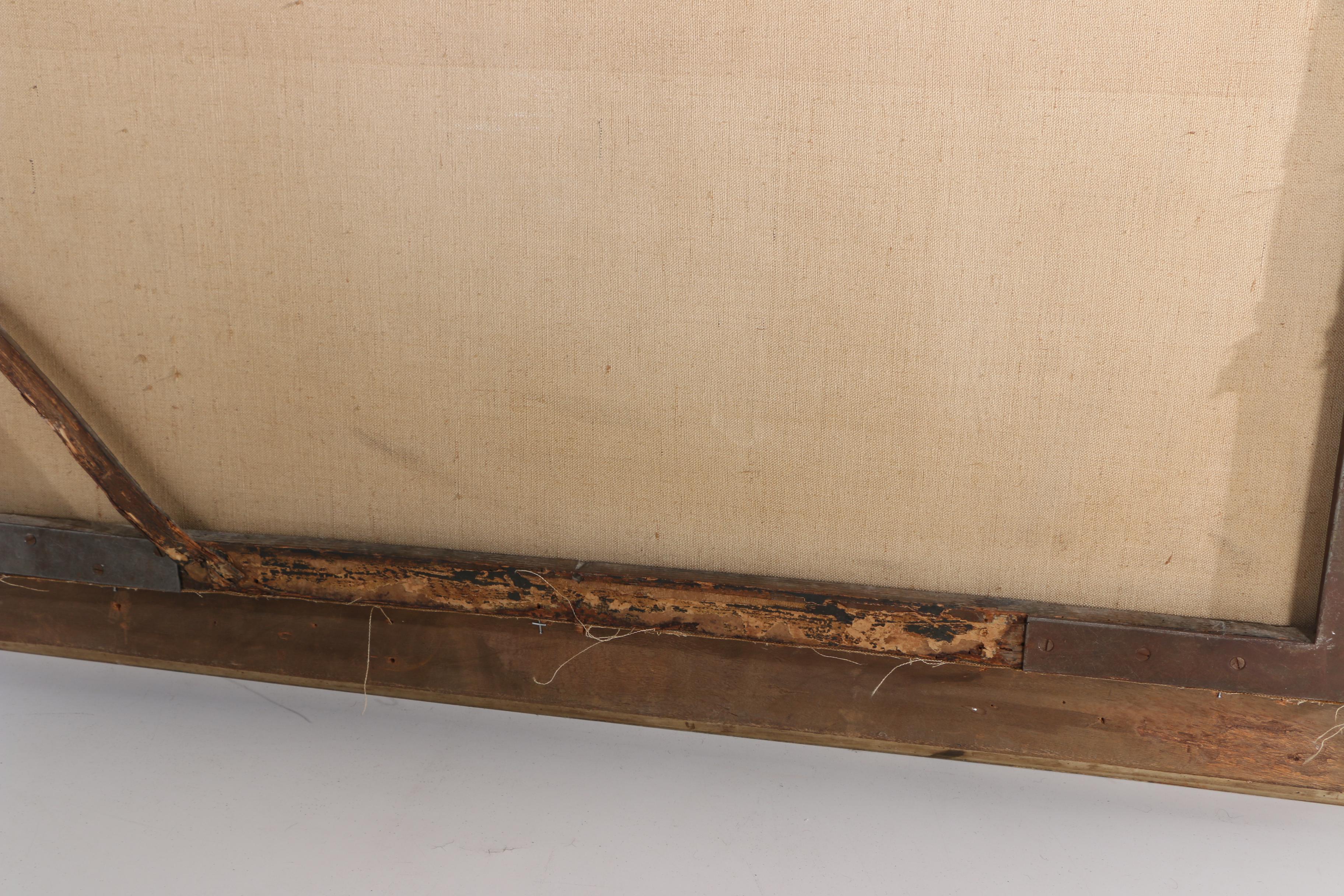 Early 19th-Century Oil Portrait on Canvas  of Woman After Jean-Marc Nattier