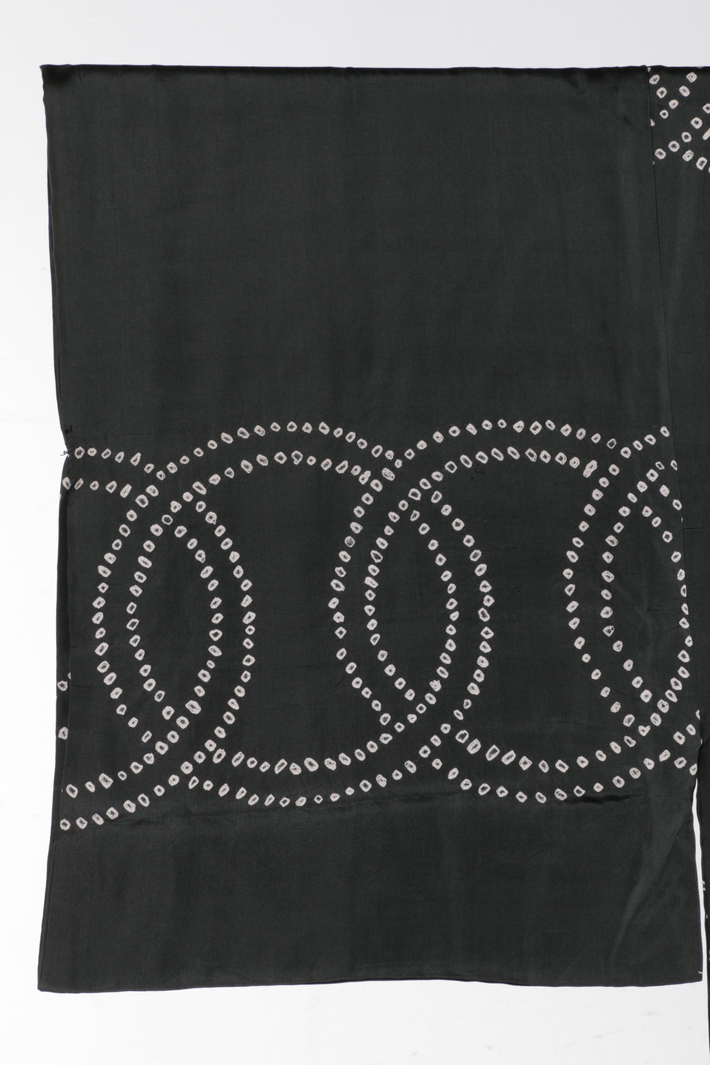 Circa 1930s Vintage Hand Sewn Silk Kimono