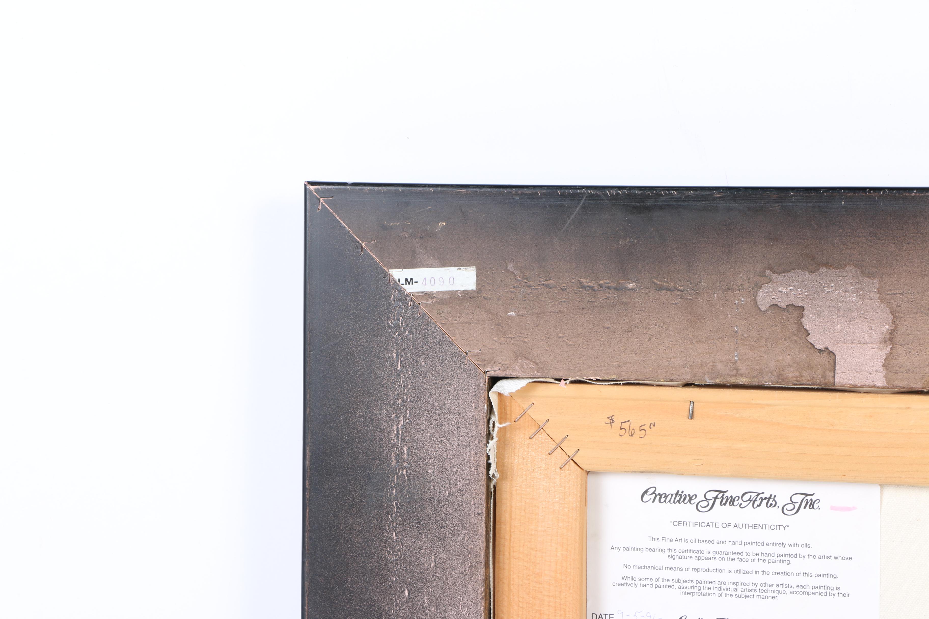 Oil Painting on Canvas Hunting Scene