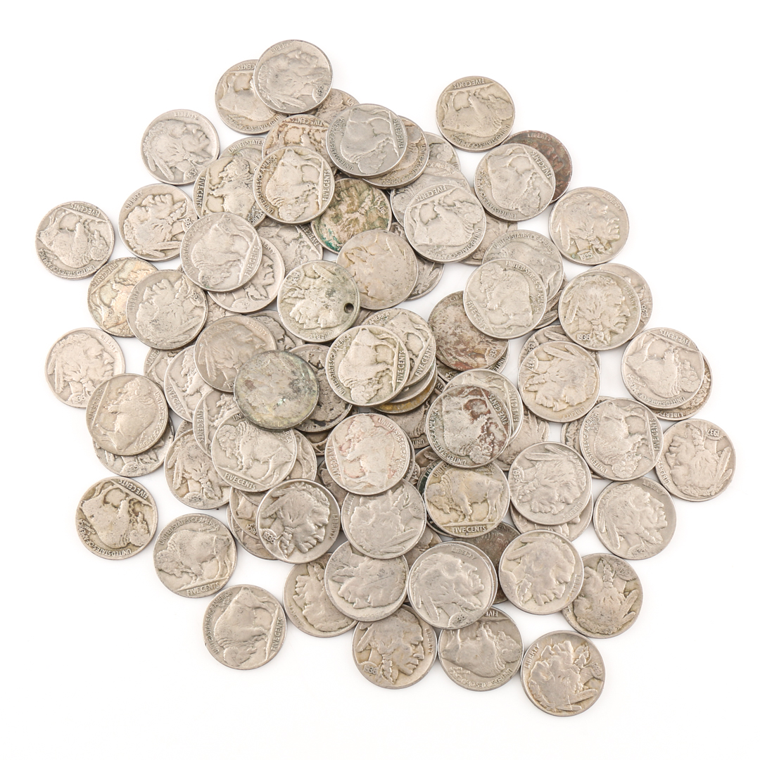 100 Buffalo Nickels