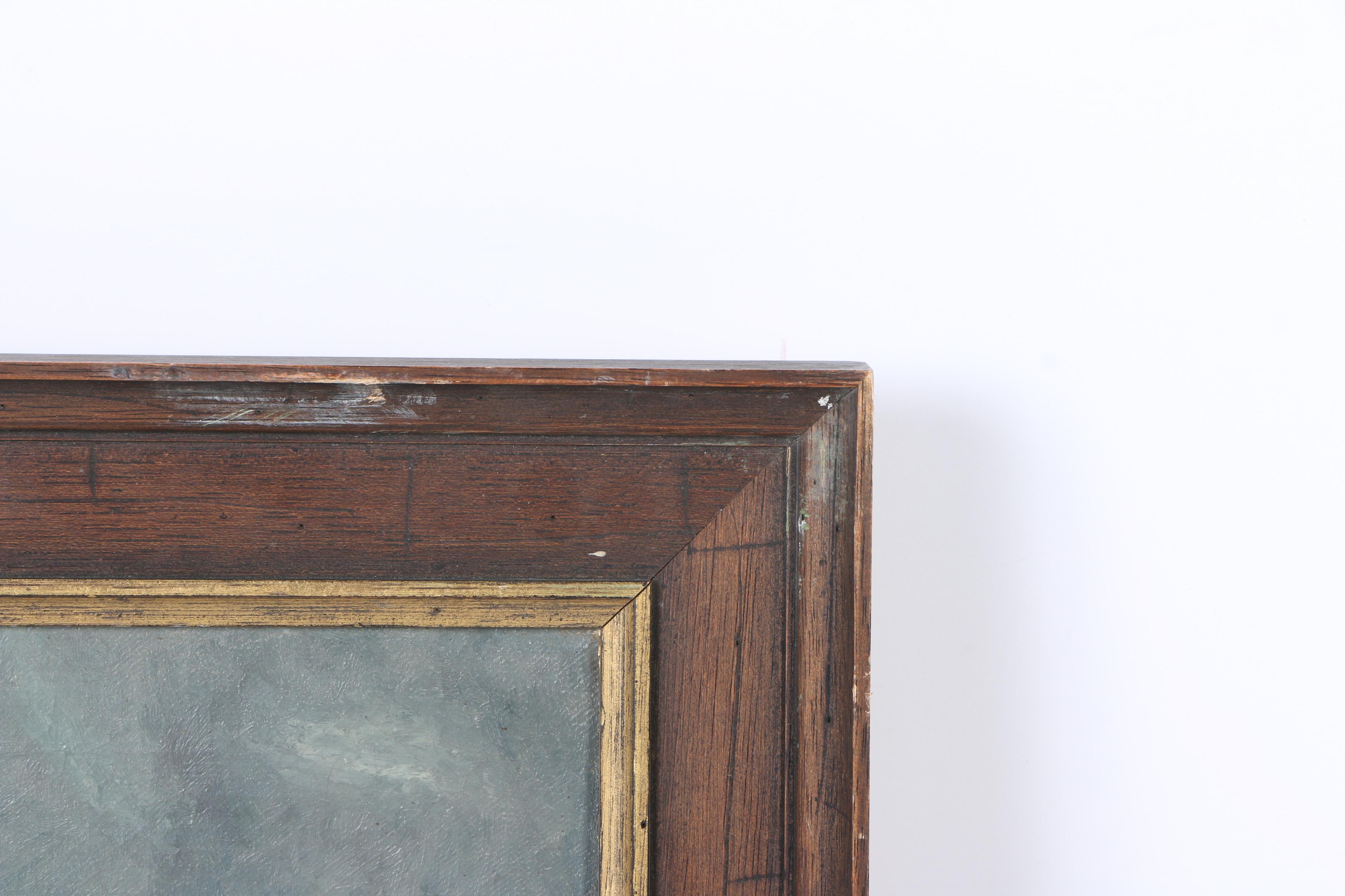 R. Hurzler Eastern European Oil Painting on Canvas of Alpine Landscape