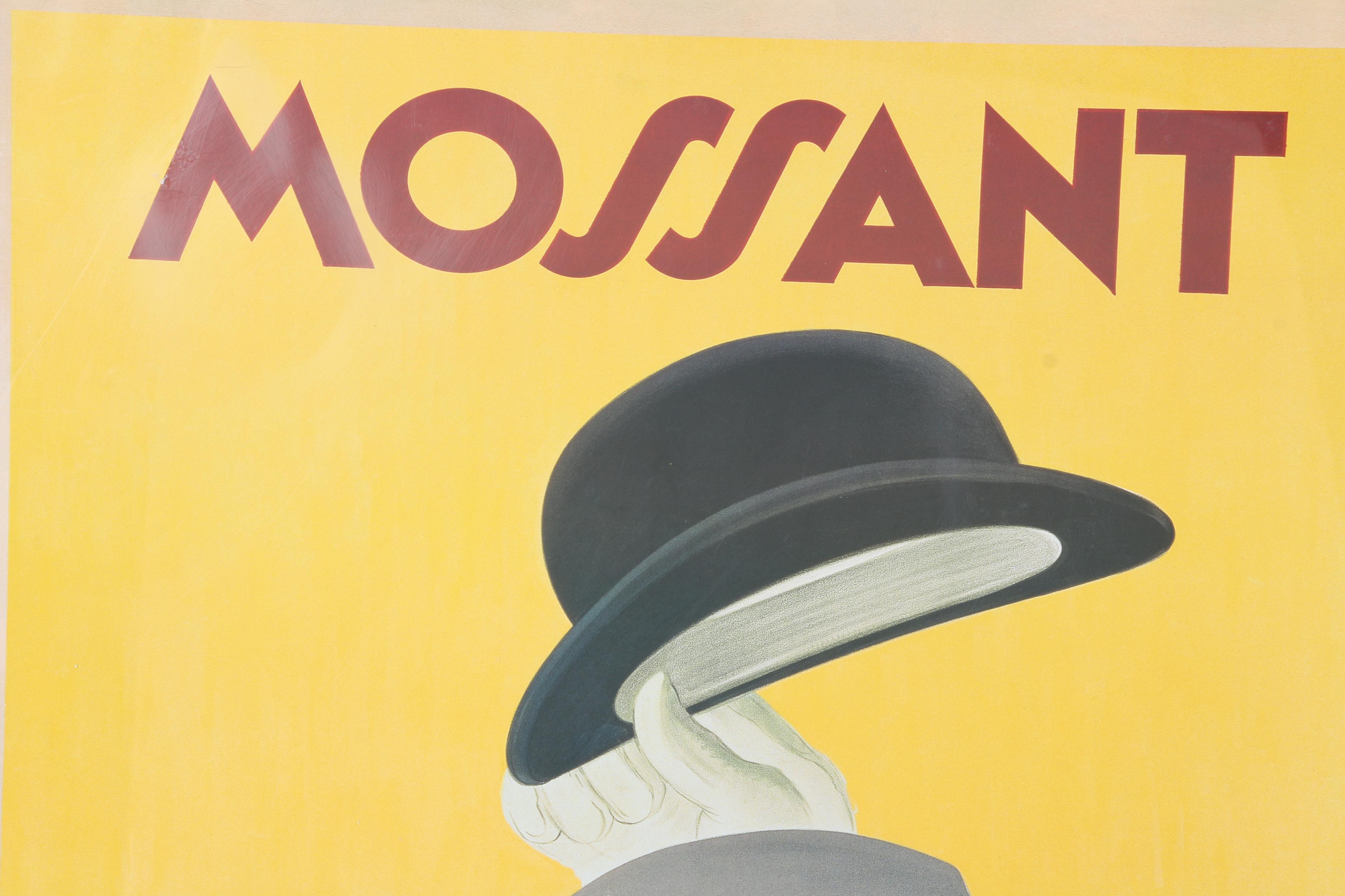 Offset Lithograph on Paper in the Manner of Leonetto Cappiello "Mossant"