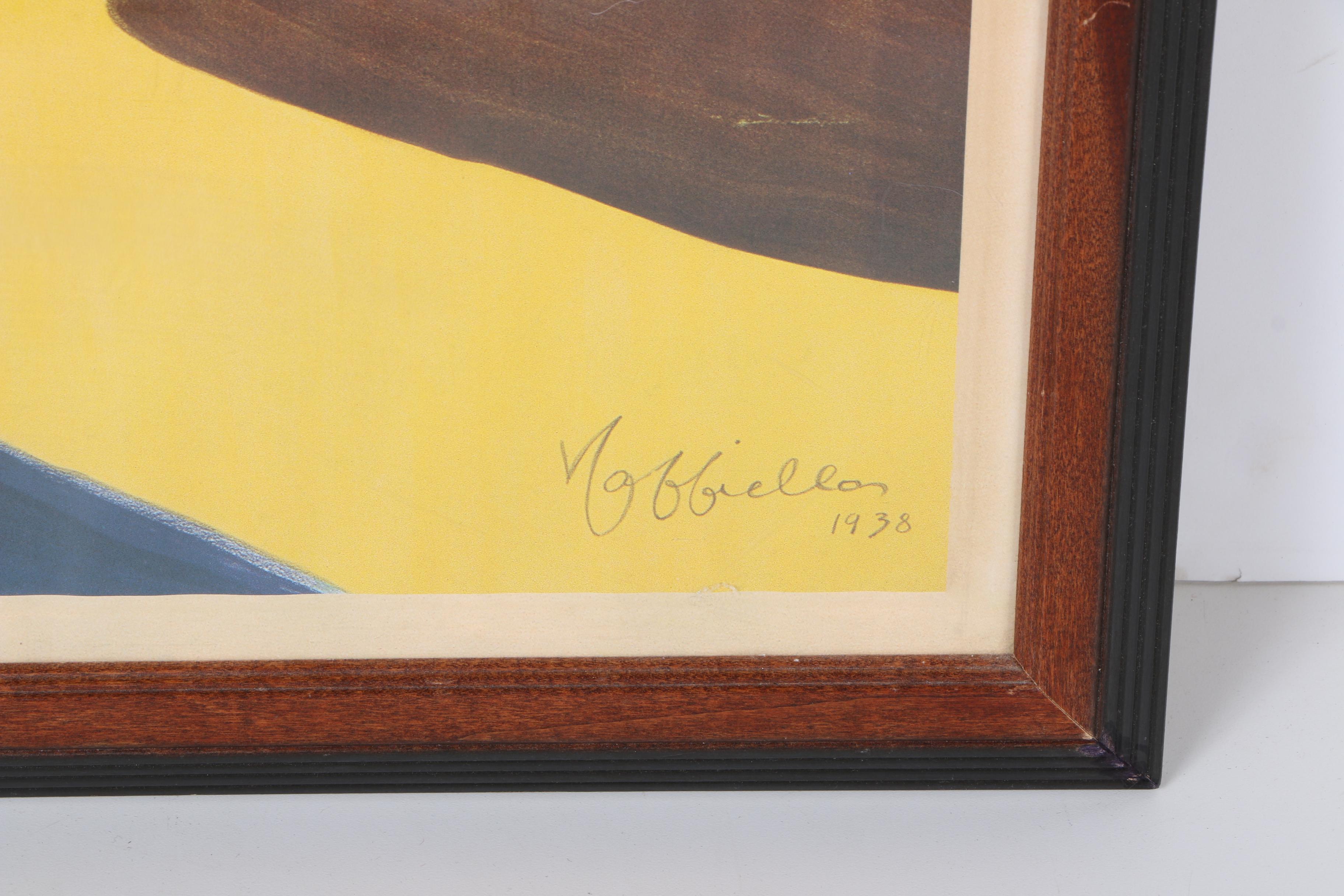 Offset Lithograph on Paper in the Manner of Leonetto Cappiello "Mossant"