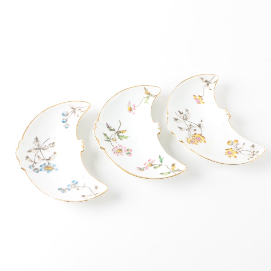 Limoges Haviland Crescent Moon Plate Set