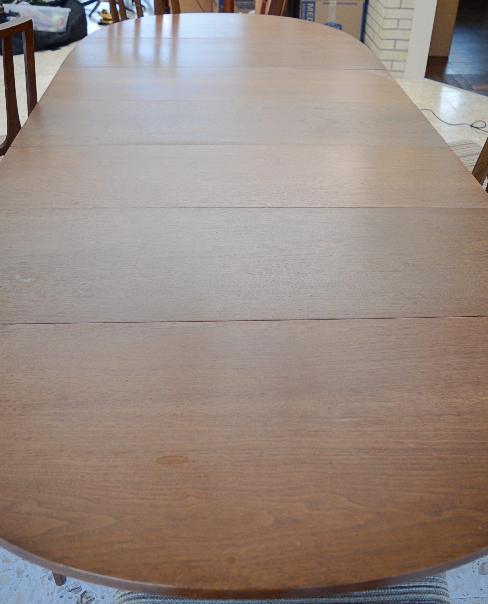 Broyhill Brasilia Drop Leaf Dining Table and Six Chairs