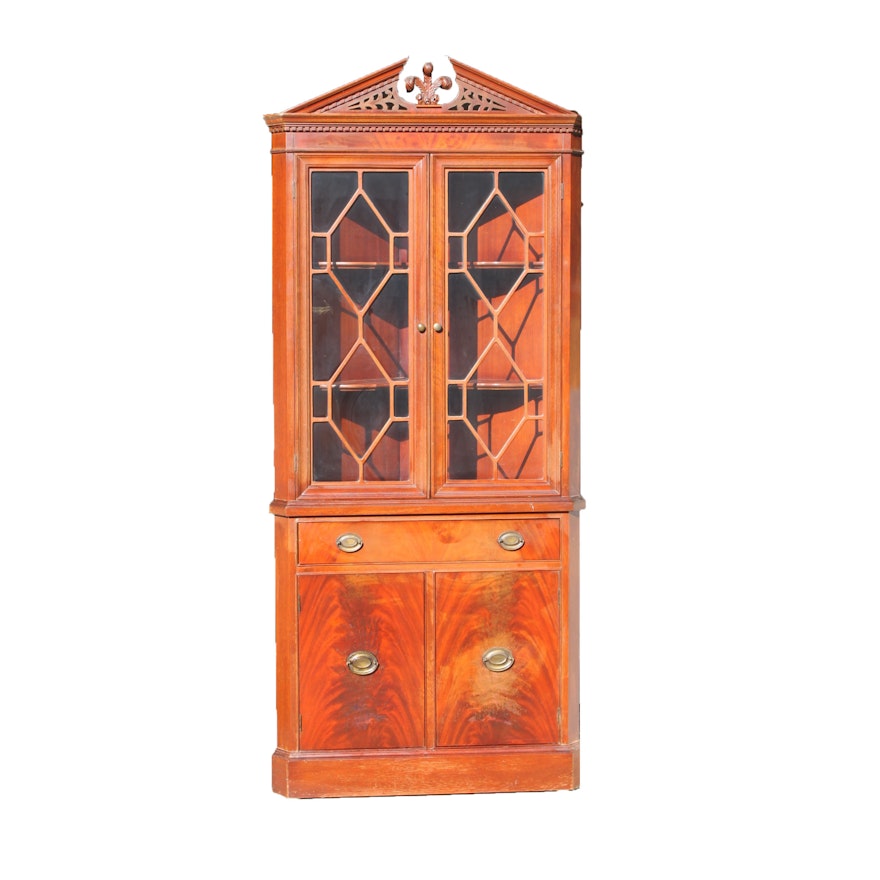 Vintage George III Style Corner Cabinet by Finch Furniture
