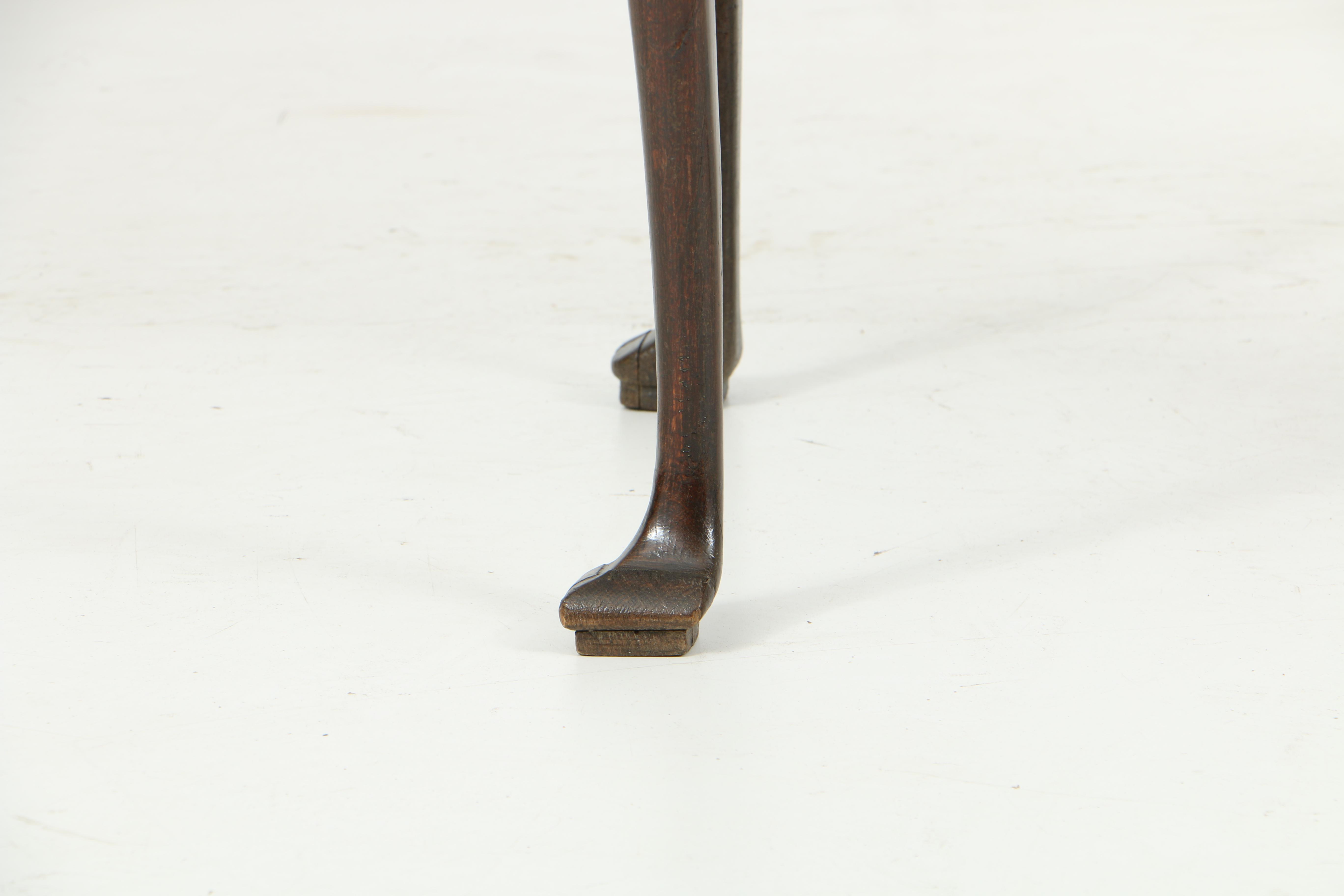 Antique George III Oak Dressing Table, Circa 1800