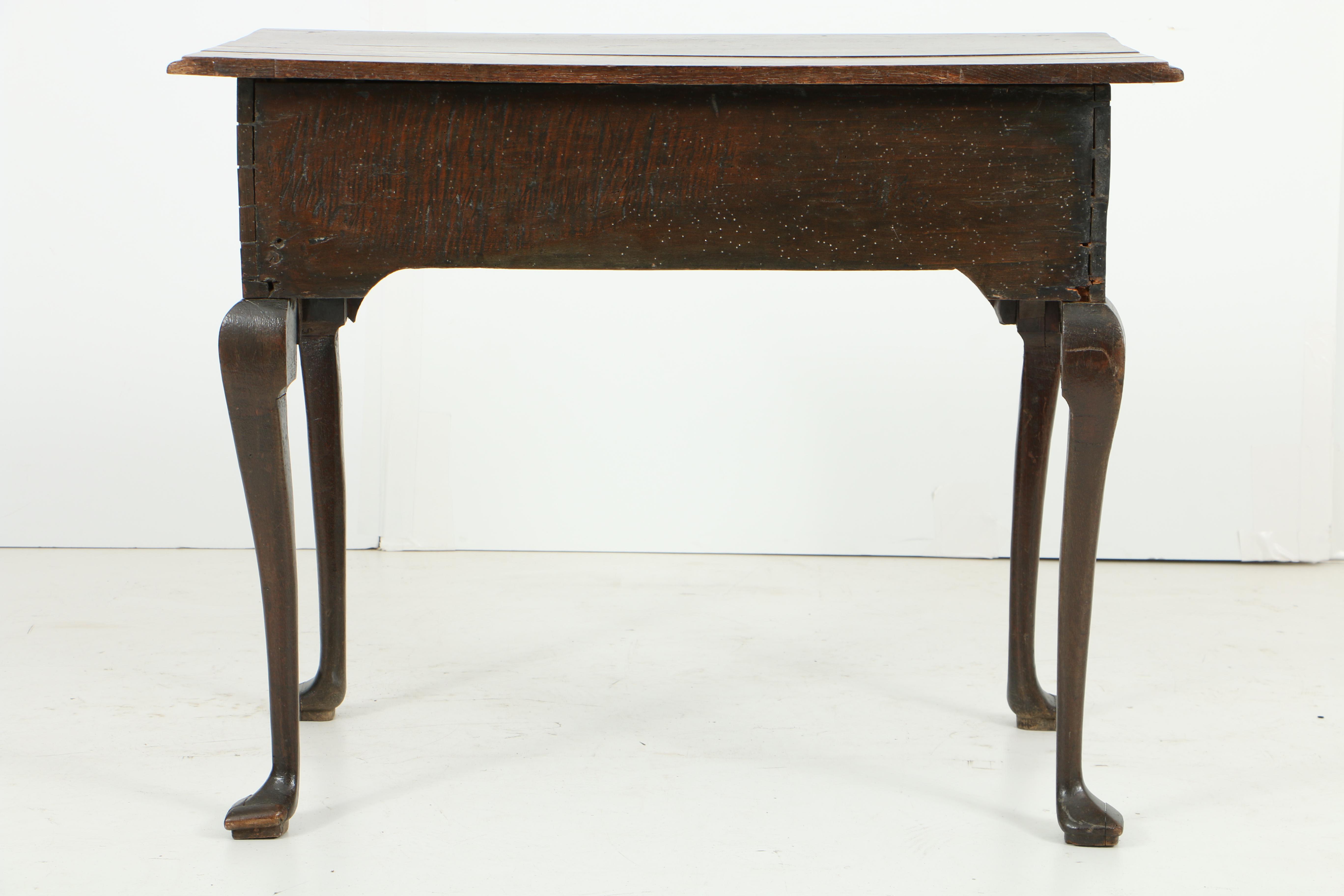 Antique George III Oak Dressing Table, Circa 1800
