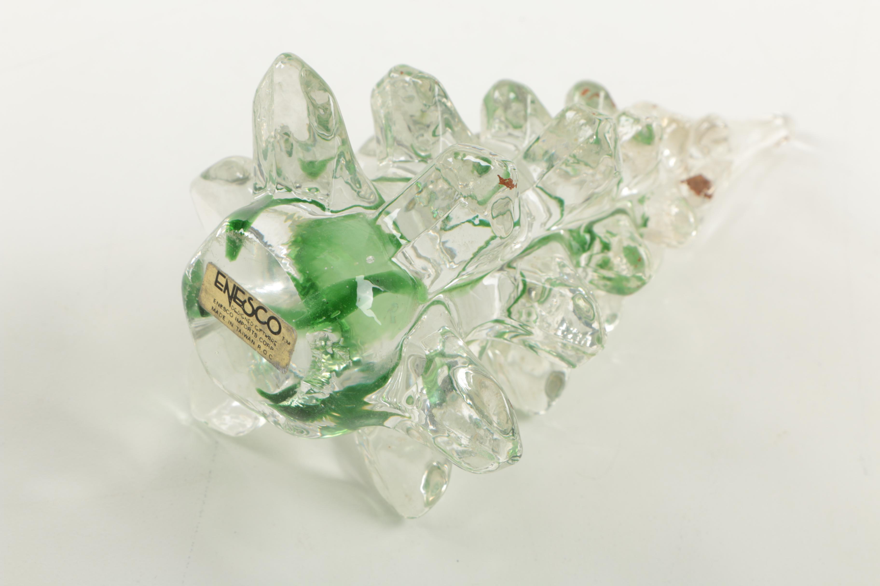 Enesco Art Glass Christmas Trees