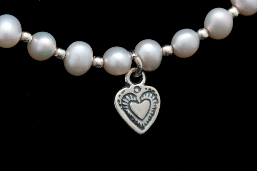 Sterling Silver and Pearl Necklace