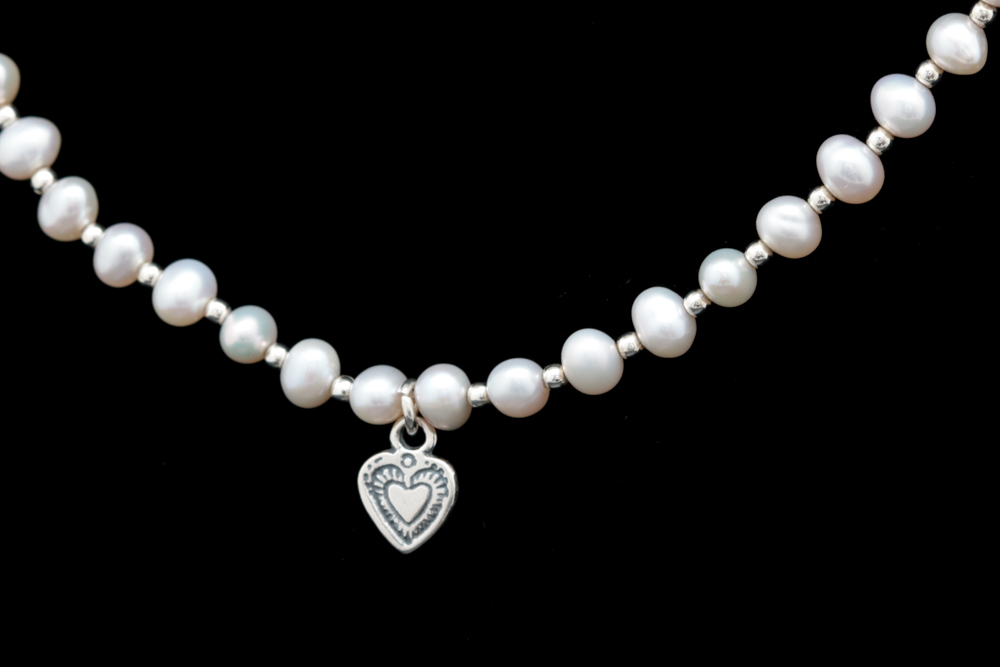 Sterling Silver and Pearl Necklace