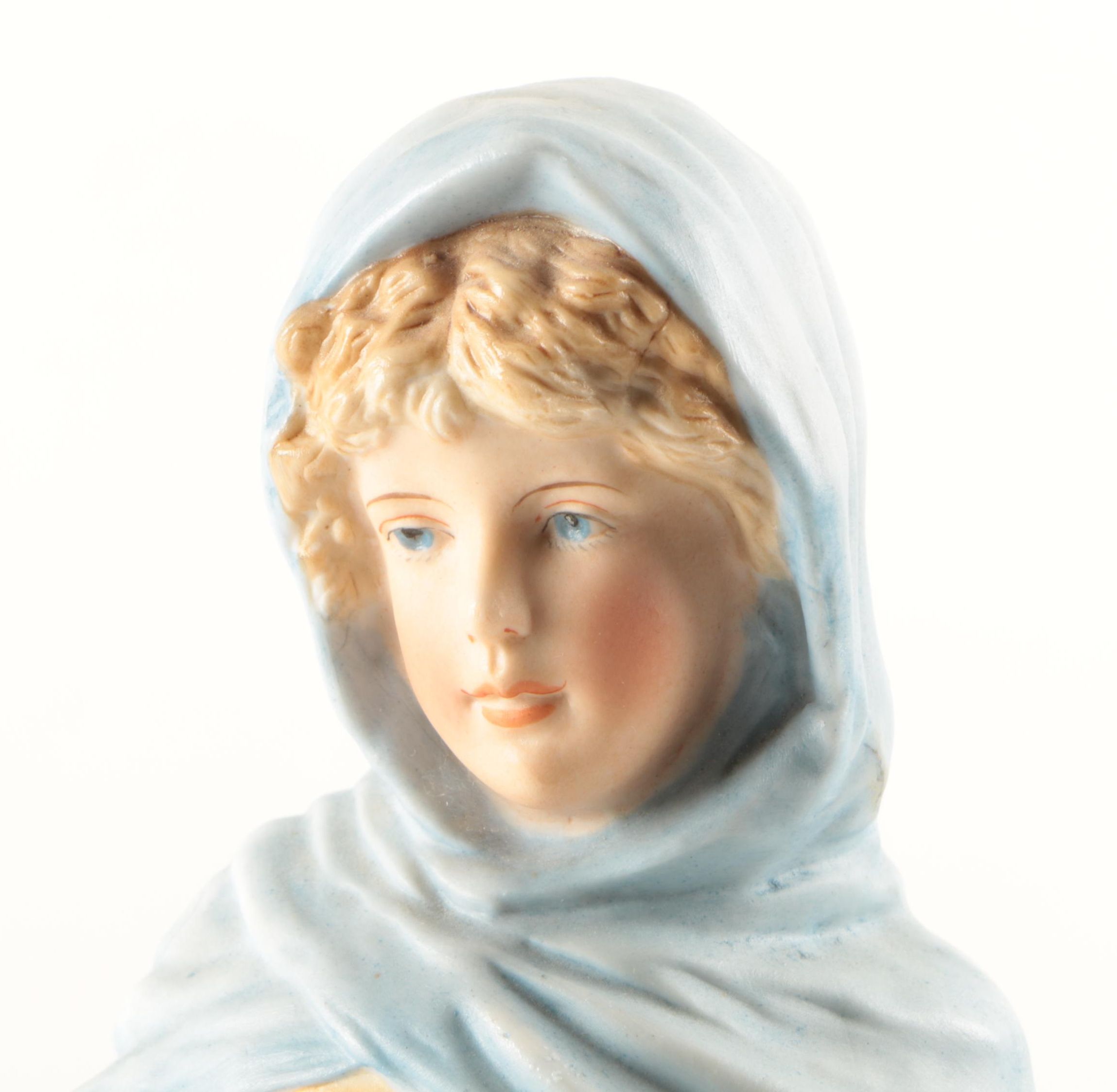 Vintage Bisque Figurine of a Young Woman
