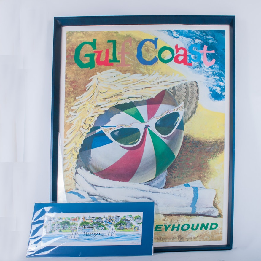 Two Gulf Coast Themed Artwork