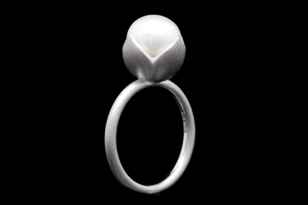 Bastian Sterling Silver and Freshwater Pearl Ring