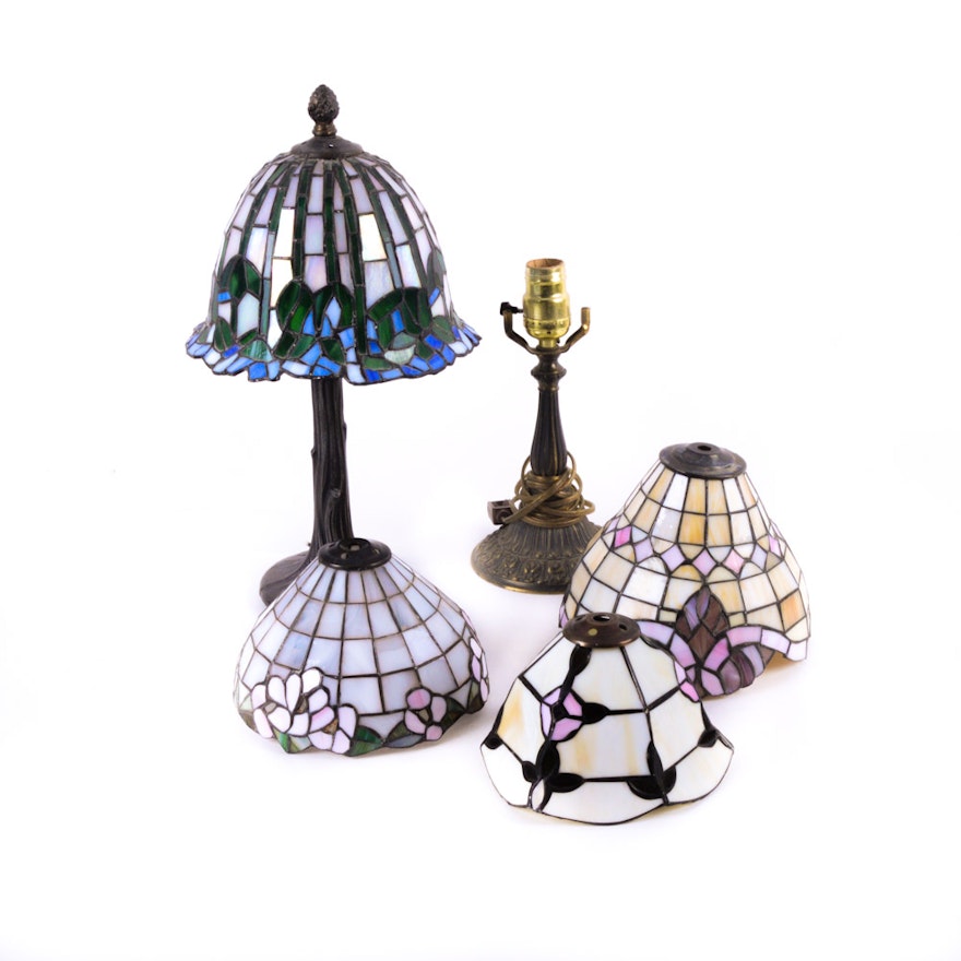 Small Tiffany Style Stained Glass Lamps