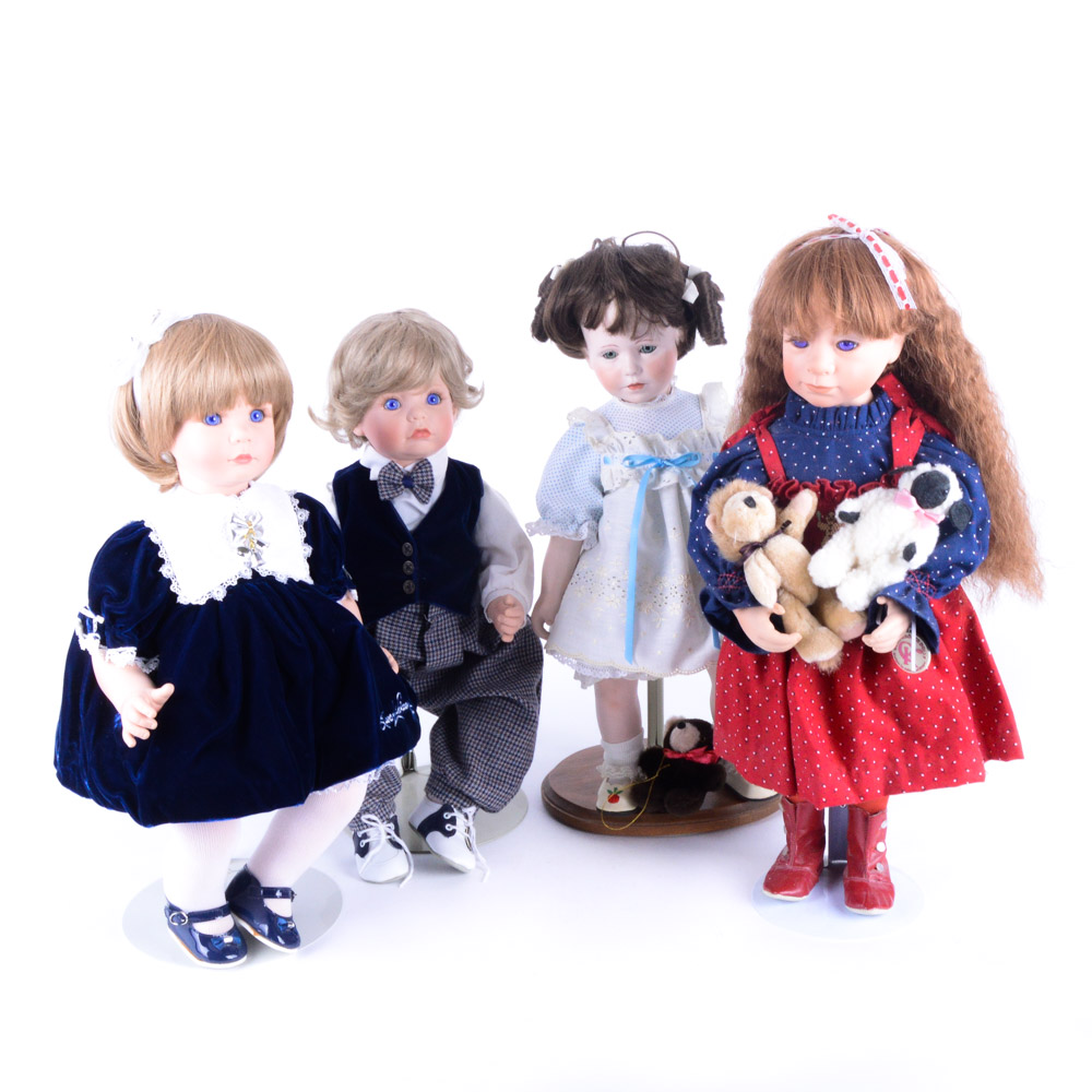 Susan Wakeen, Good-Kruger, and Thelma Resch Dolls