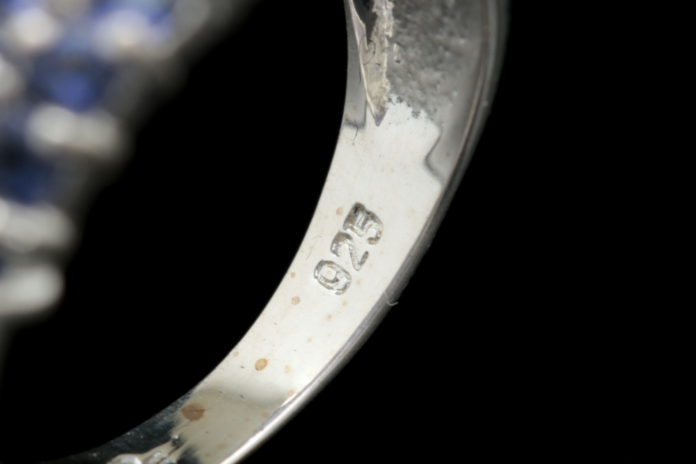 Sterling Silver and Iolite Ring