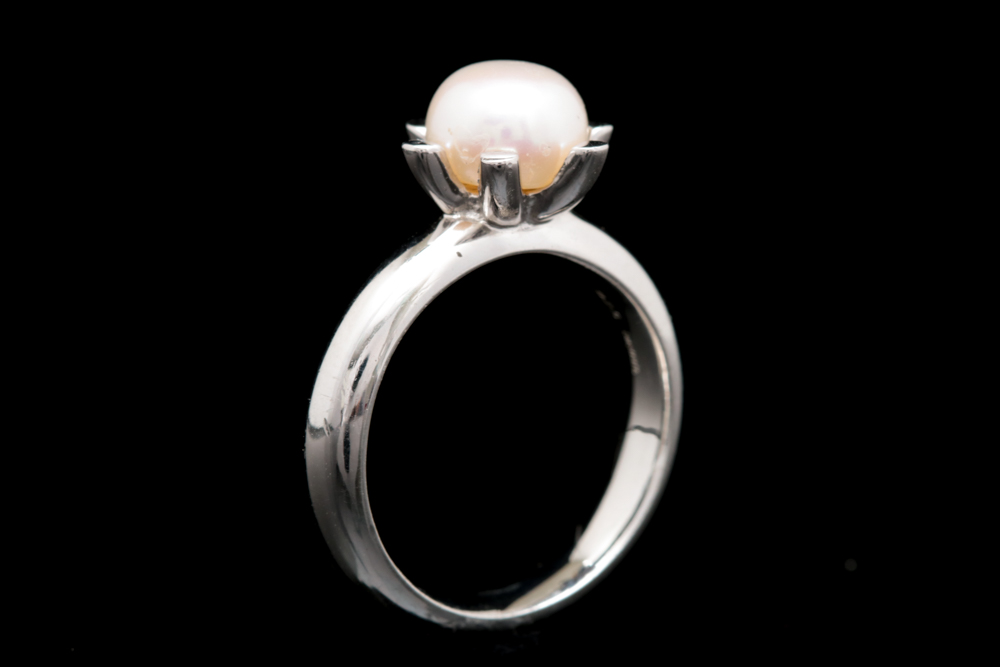 Bastian Sterling Silver and Freshwater Pearl Ring