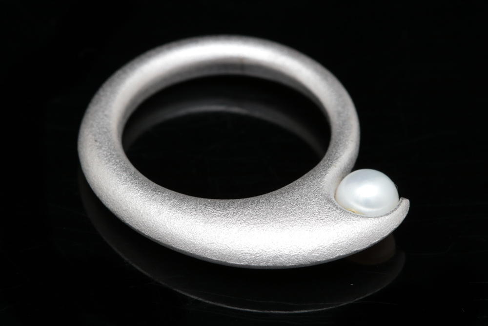 Bastian Sterling Silver and Freshwater Pearl Ring